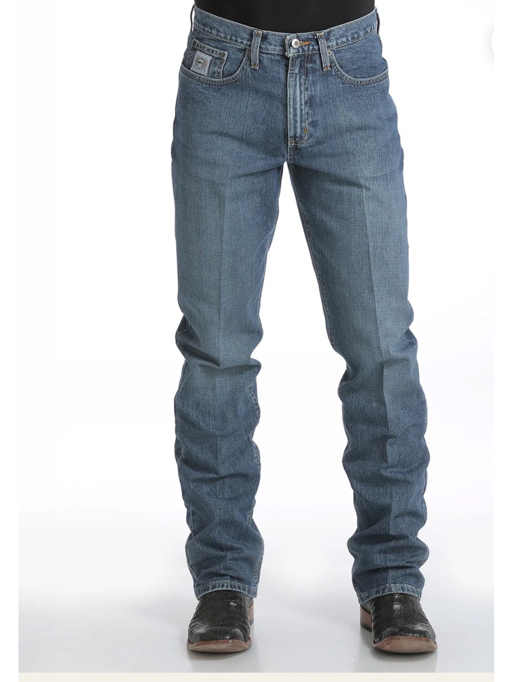 Cinch Men's Silver Label 001
Rigid-Medium Stone Straight Leg Jeans Size 32 x 32